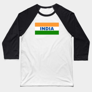 Indian Flag Colors Baseball T-Shirt